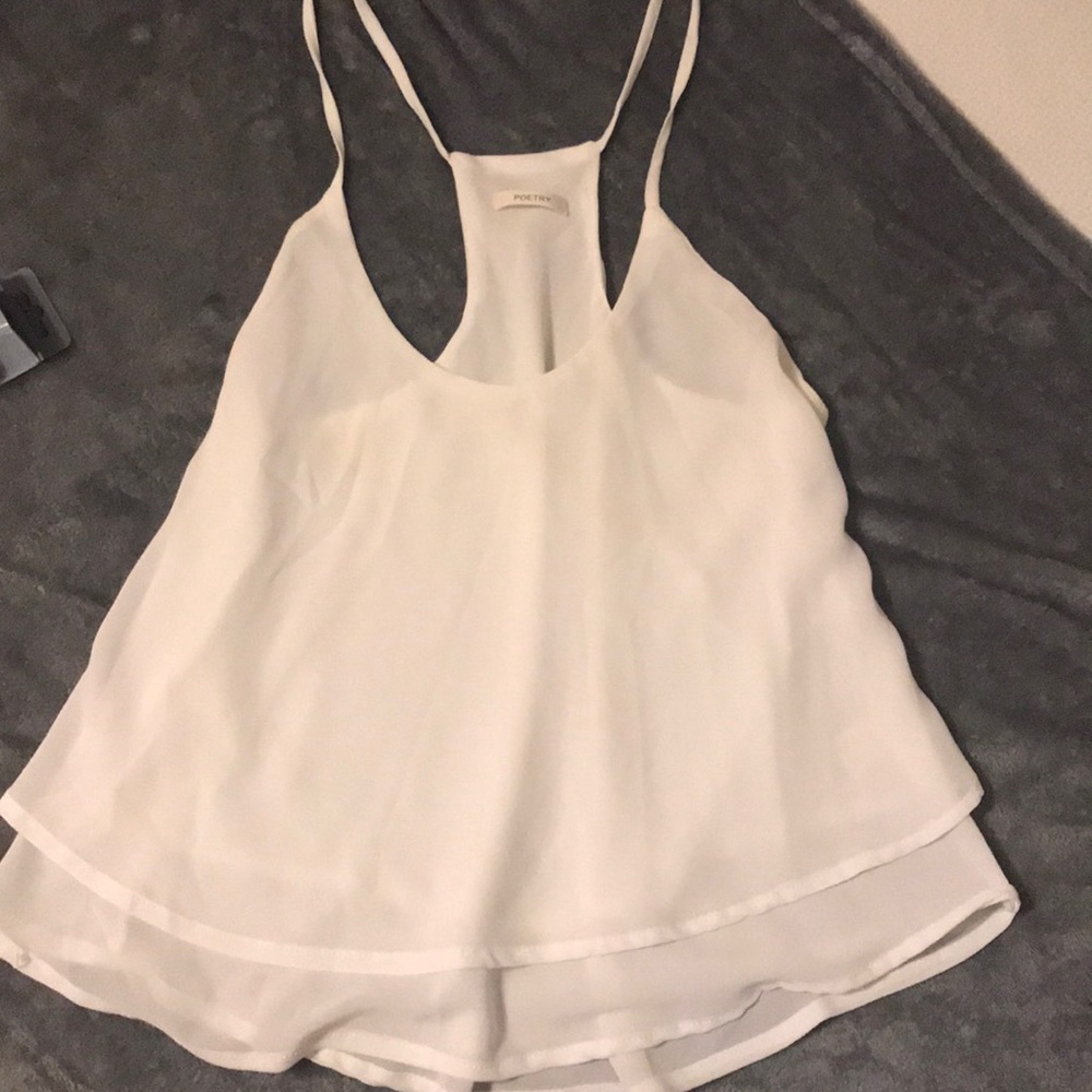 Spaghetti strapped tank top